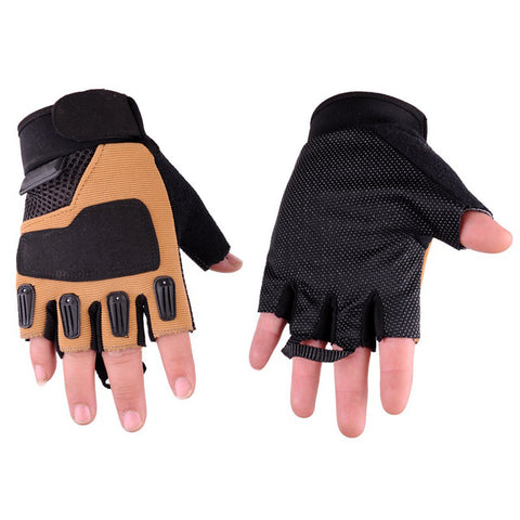 NEW Men's Tactical Gloves Military Army Shooting Half Fingerless Gloves Outdoor Sports Anti-Slip Gloves Airsoft Bicycle