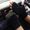 2019 Men's Fingerless Anti-Slip Driving Gloves Women Sun Protection Gloves Summer Male Thin Breathable Anti-UV Cycling Gloves