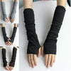 Winter Long Section Of Wool Fingerless Gloves Hot Color Can Be Customized Authentic Free Shipping Sleeve