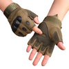 Men's Tactical Gloves Military Army Fingerless Gloves Outdoor Sports Anti-Slip Shooting Paintball Airsoft Bicycle Gloves