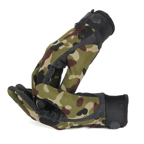 Mens Tactical Gloves Military Army Fan Shoot Gloves Light Breathable Riding Non-Slip Wear-Resistant Full And Half Finger Gloves