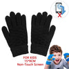 Winter Touch Screen Gloves Women Men Warm Stretch Knit Mittens Imitation Wool Full Finger Guantes Female Crochet Luvas Thicken