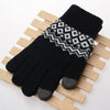 Winter Touch Screen Gloves Women Men Warm Stretch Knit Mittens Imitation Wool Full Finger Guantes Female Crochet Luvas Thicken